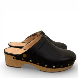 J.Crew Black Clogs